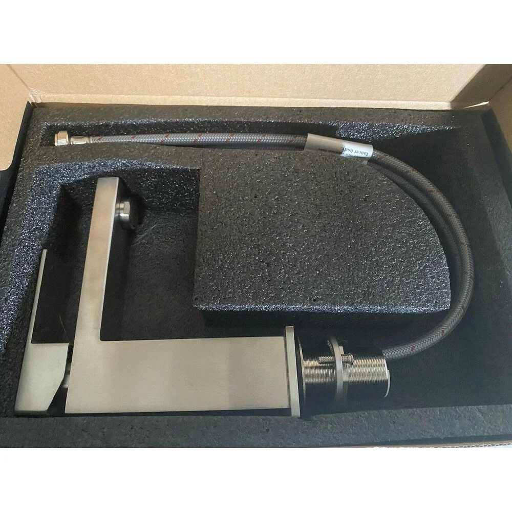 BORUA Mason Single Hole Bathroom Basin Faucet Satin Stainless Steel NIB